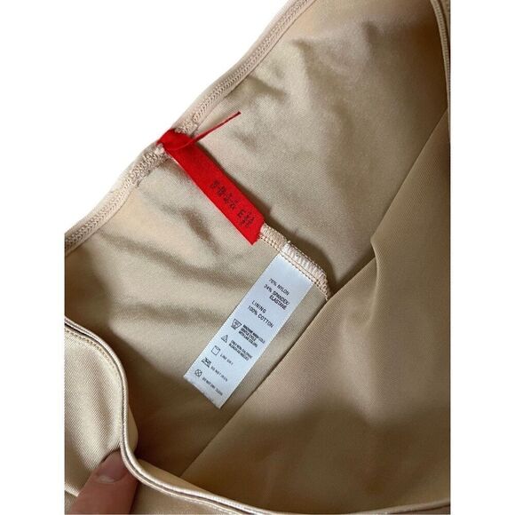 SPANX High Waisted Midthigh Short Shapewear Nude Sandcastle M - Picture 6 of 6